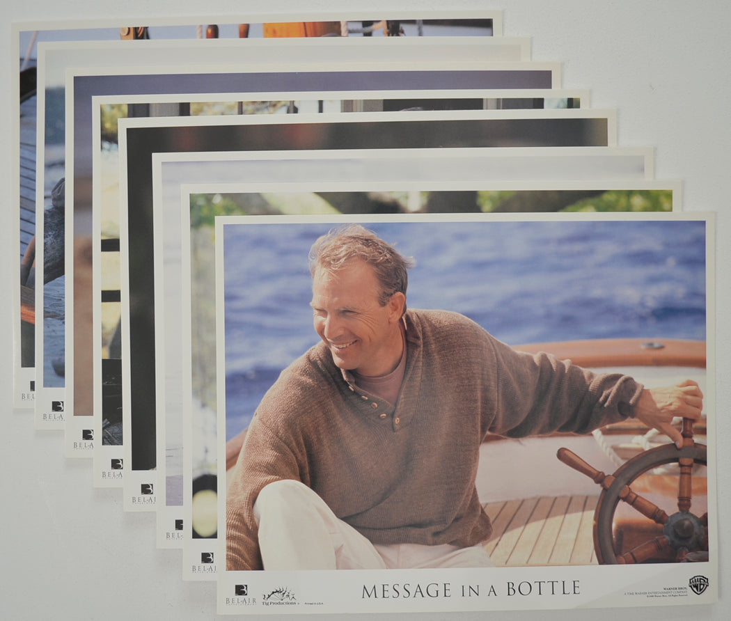 MESSAGE IN A BOTTLE (Full View) Cinema Set of Lobby Cards  