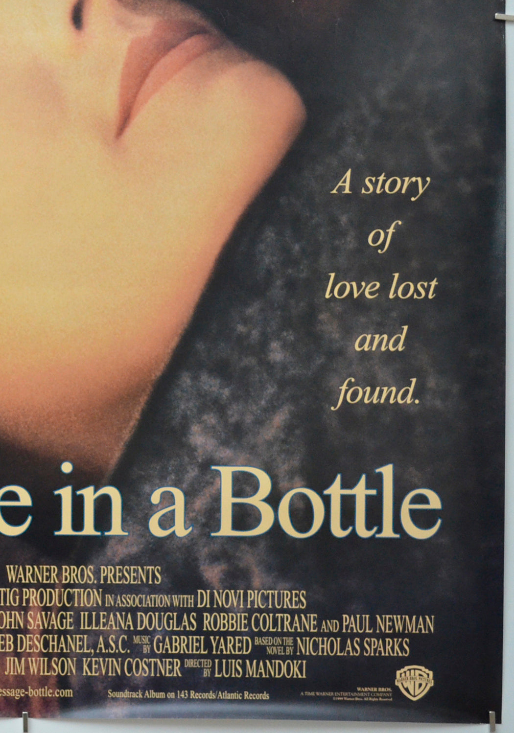 MESSAGE IN A BOTTLE (Bottom Right) Cinema One Sheet Movie Poster 