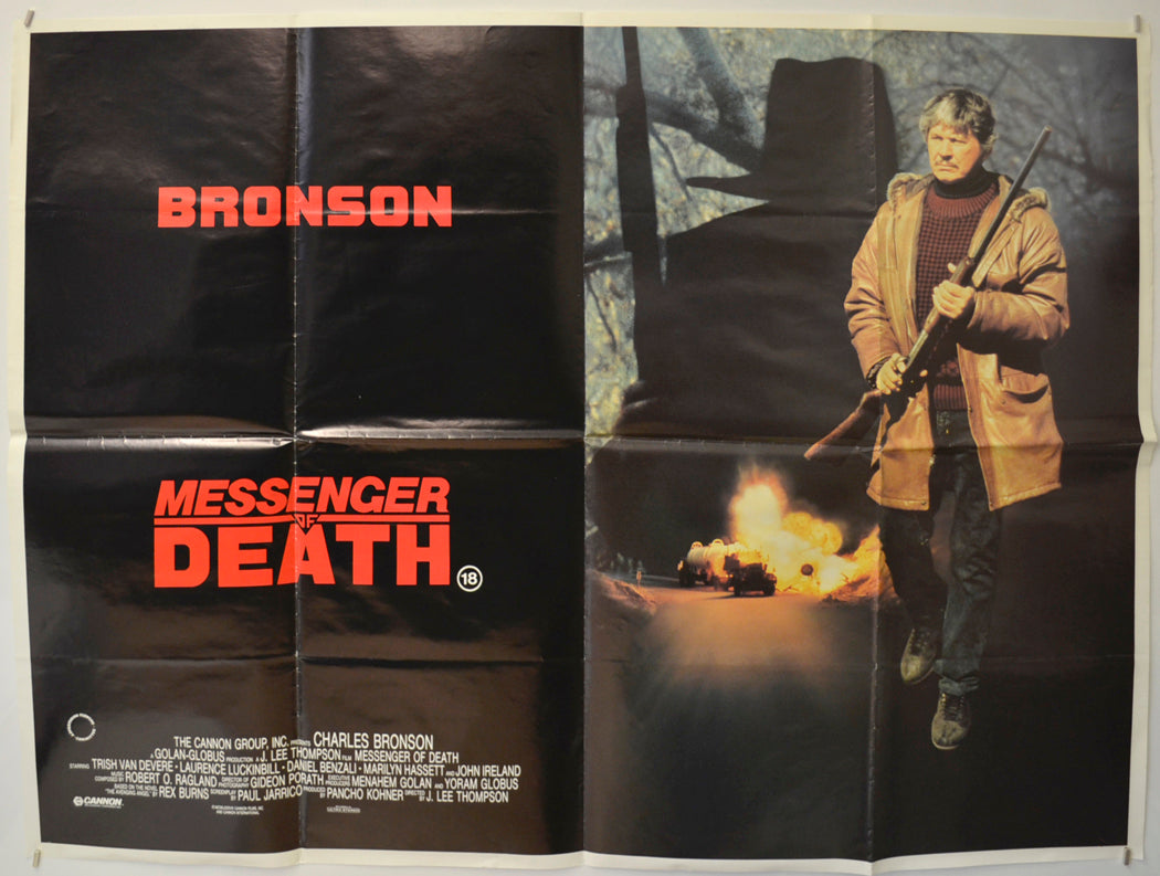 Messenger Of Death  (a.k.a. Avenging Angels) Original Quad Poster - Film Poster - Movie Poster