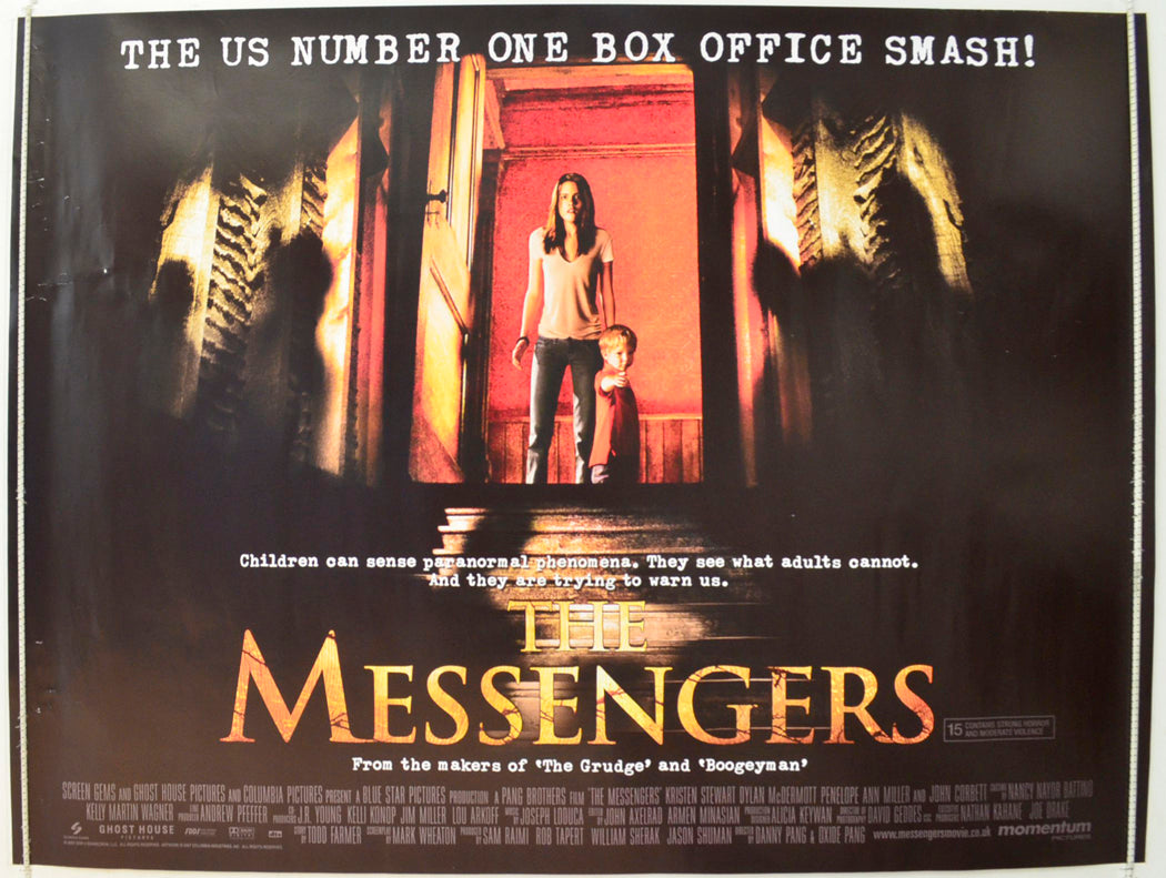 The Messengers  Original British Quad Poster - Film Poster - Movie Poster