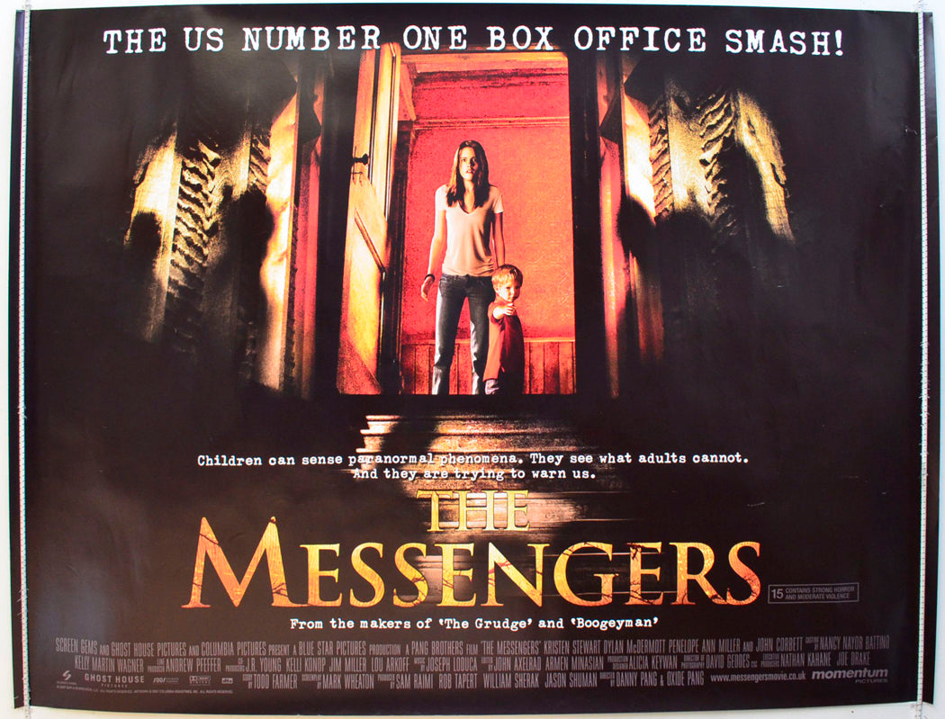 The Messengers Original British Quad Poster - Film Poster - Movie Poster 