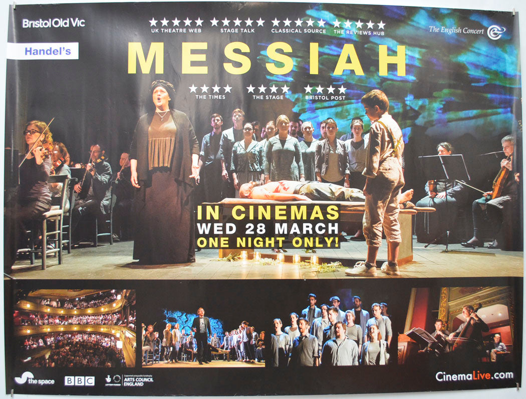 Messiah – From The Bristol Old Vic  Original Quad Poster - Film Poster - Movie Poster