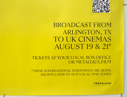 METALLICA M72 WORLD TOUR LIVE FROM TX (Bottom Right) Cinema Quad Movie Poster 