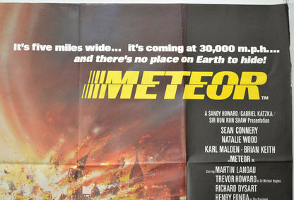 METEOR (Top Right) Cinema Quad Movie Poster 