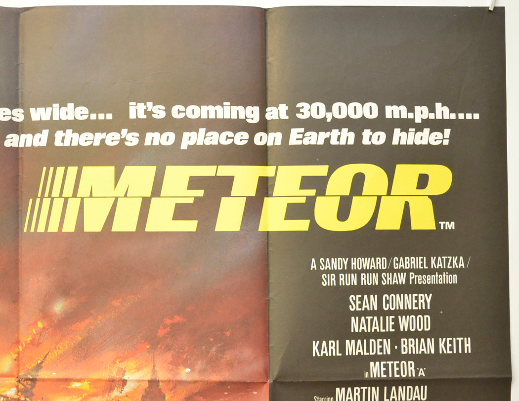 METEOR (Top Right) Cinema Quad Movie Poster 