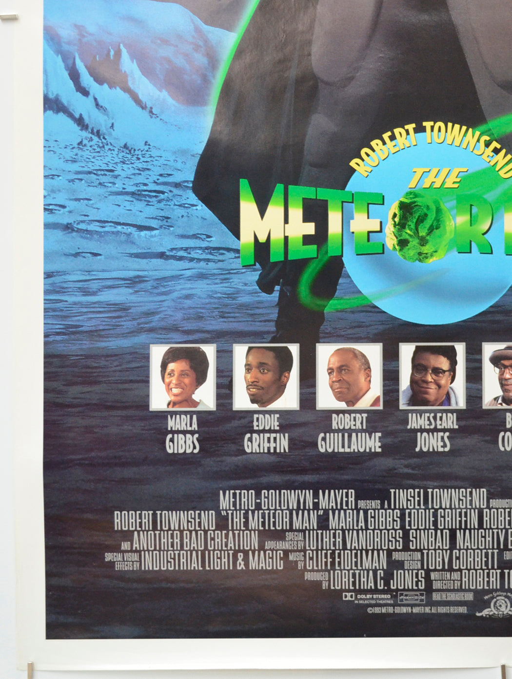 THE METEOR MAN (Bottom Left) Cinema One Sheet Movie Poster 