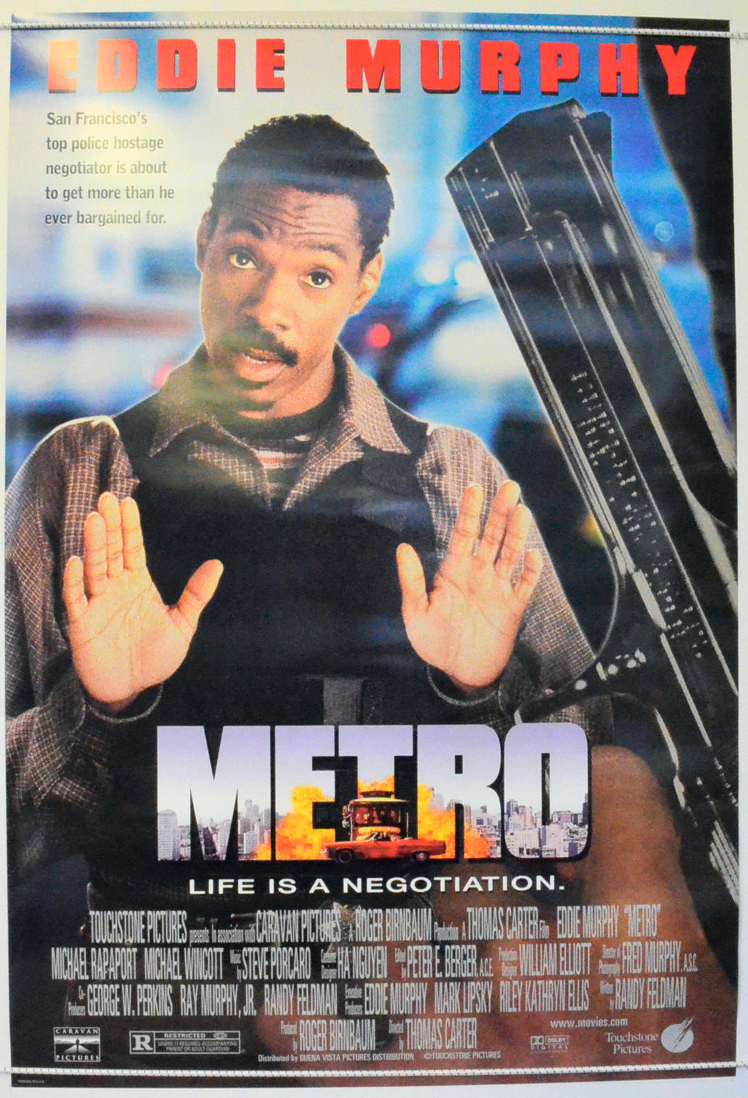 Metro  Original One Sheet Poster - Film Poster - Movie Poster 