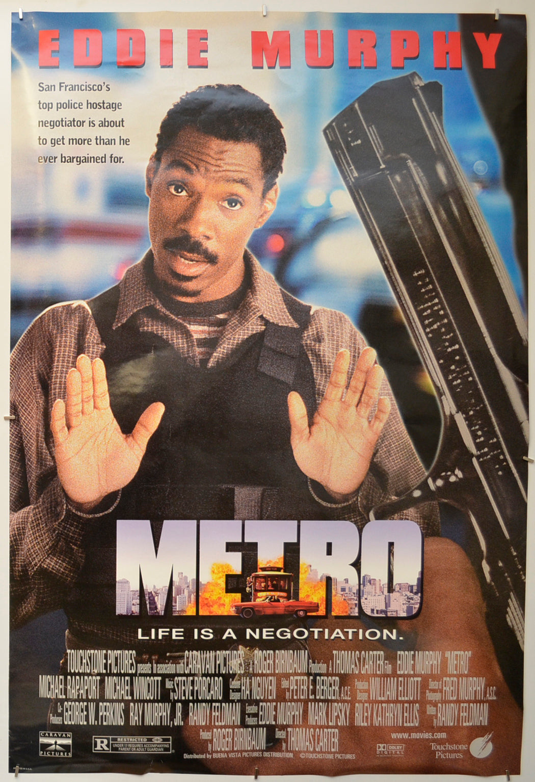 Metro  Original One Sheet Poster - Film Poster - Movie Poster