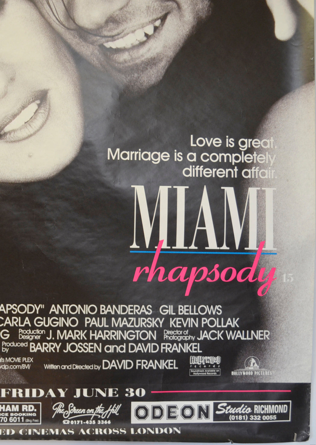 MIAMI RHAPSODY (Bottom Right) Cinema 4 Sheet Movie Poster 