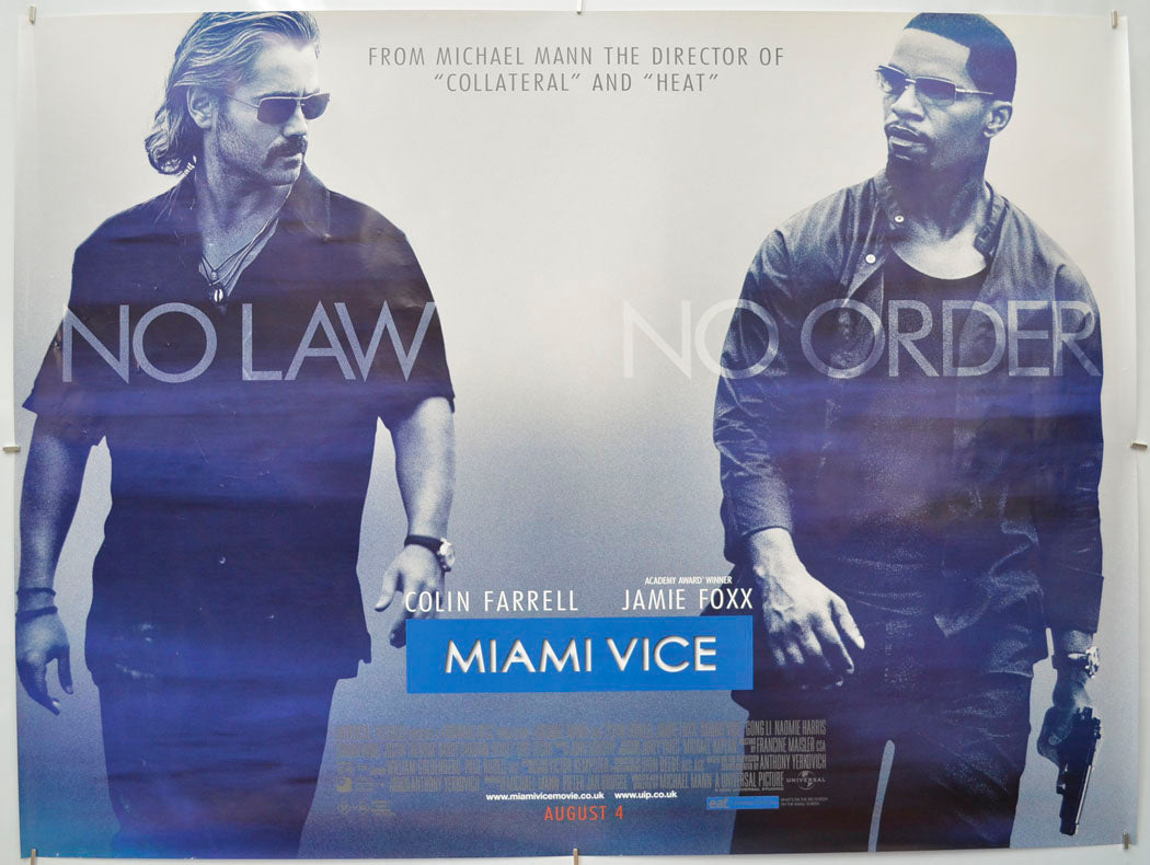 Miami Vice Original Quad Poster - Film Poster - Movie Poster