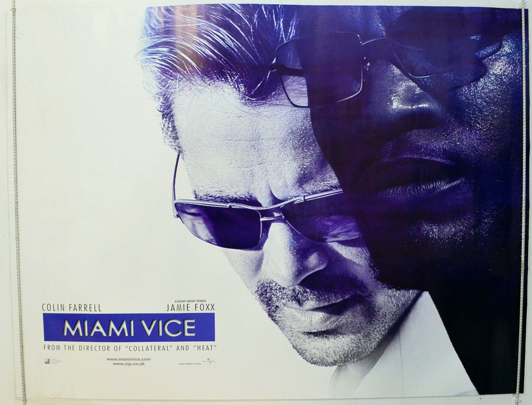 Miami Vice  (Teaser / Advance Version)   Original British Quad Poster - Film Poster - Movie Poster 