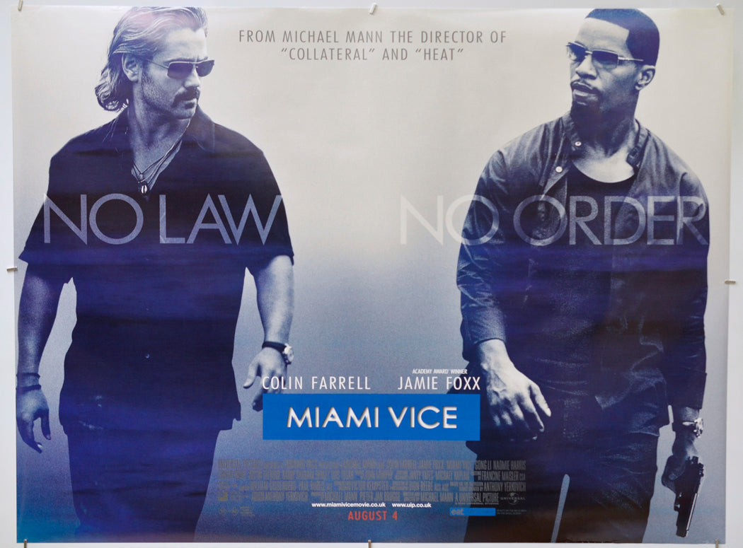 Miami Vice - Original Quad Poster - Film Poster - Movie Poster