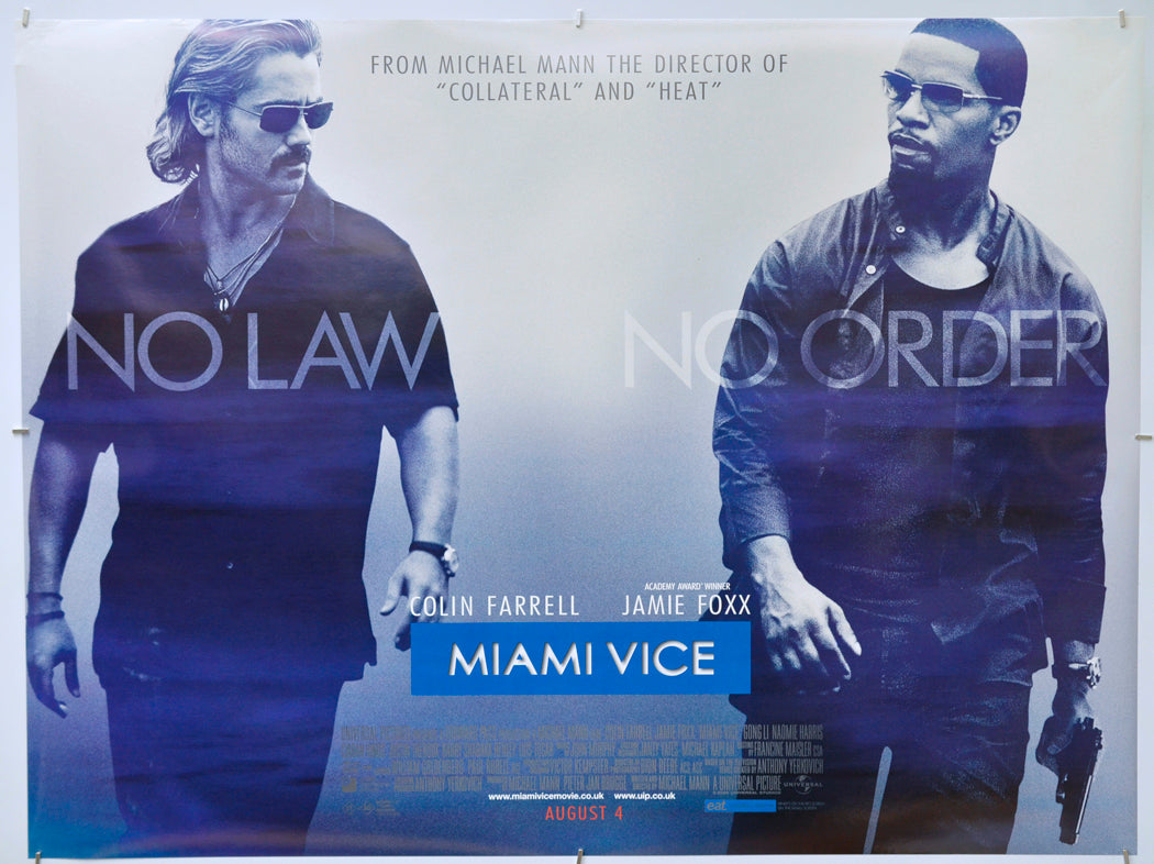 Miami Vice - Original Quad Poster - Film Poster - Movie Poster