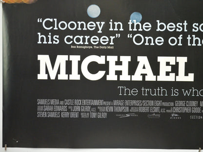 MICHAEL CLAYTON (Bottom Left) Cinema Quad Movie Poster 