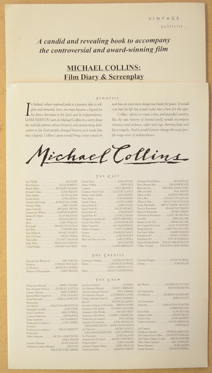 MICHAEL COLLINS Original Cinema Press Kit – Synopsis 