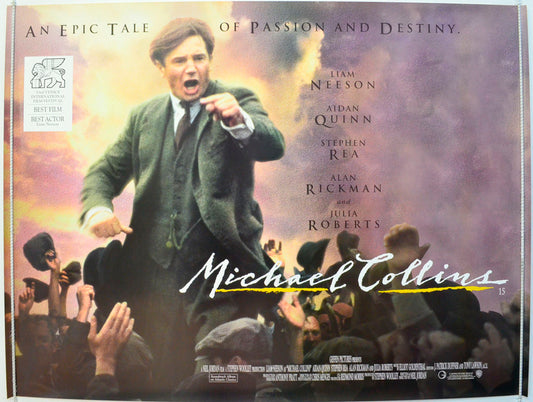 Michael Collins Original British Quad Poster - Film Poster - Movie Poster 