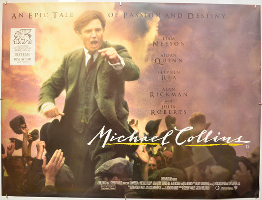 Michael Collins  Original Quad Poster - Film Poster - Movie Poster