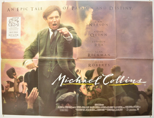 Michael Collins Original Quad Poster - Film Poster - Movie Poster  