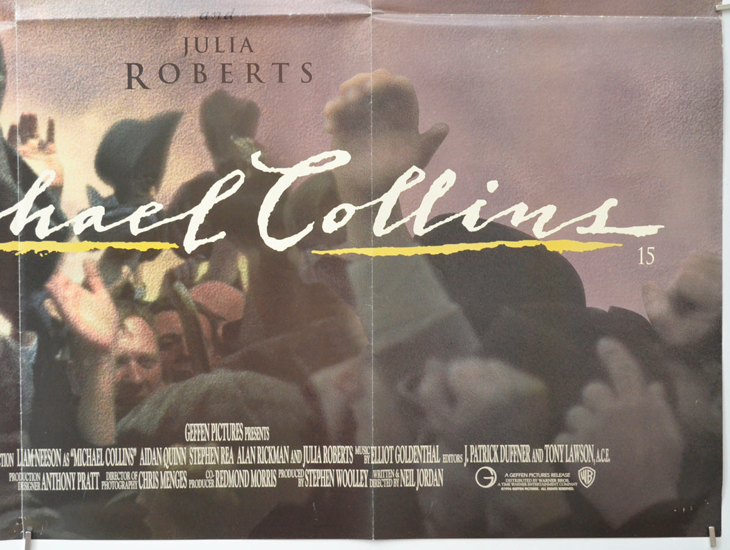 MICHAEL COLLINS (Bottom Right) Cinema Quad Movie Poster 