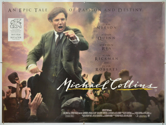 Michael Collins - Original Quad Poster - Film Poster - Movie Poster