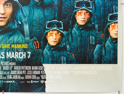 Mickey 17 (Bottom Right) Cinema Quad Movie Poster 