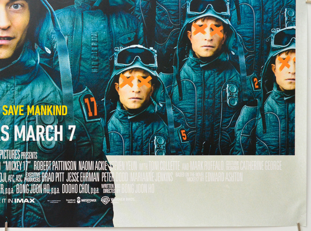 Mickey 17 (Bottom Right) Cinema Quad Movie Poster 