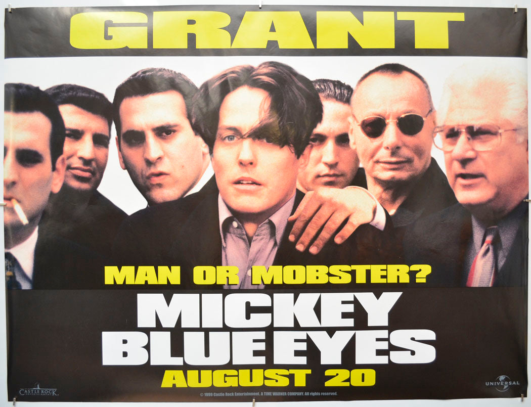 Mickey Blue Eyes (Teaser / Advance Version) Original Quad Poster - Film Poster - Movie Poster