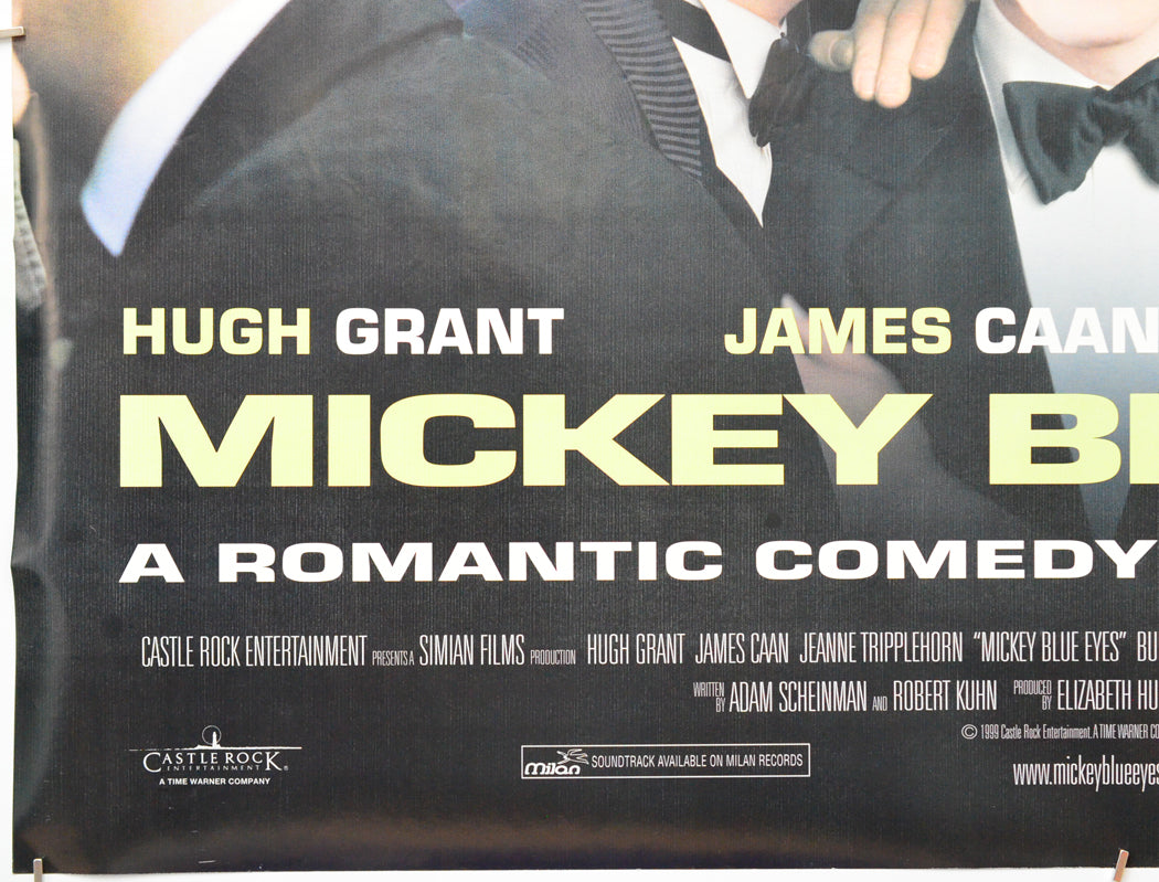 Mickey Blue Eyes (Bottom Left) Cinema Quad Movie Poster 