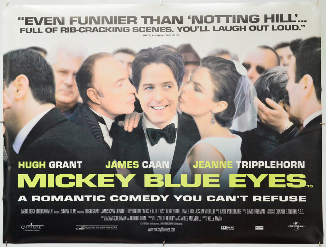 Mickey Blue Eyes - Original Quad Poster - Film Poster - Movie Poster