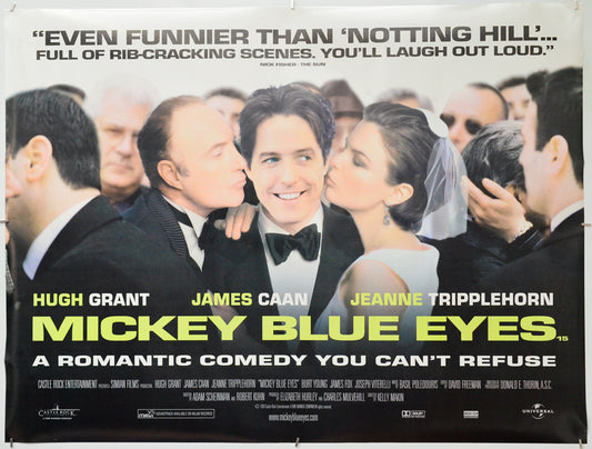 Mickey Blue Eyes - Original Quad Poster - Film Poster - Movie Poster