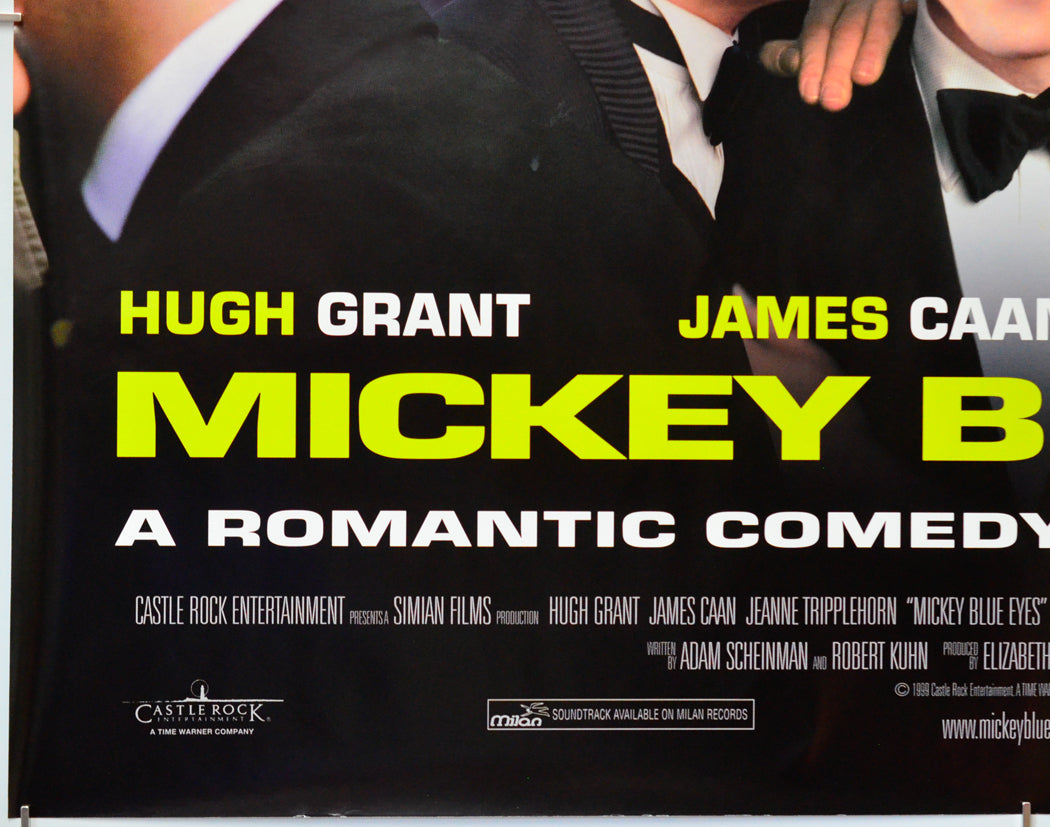 Mickey Blue Eyes (Bottom Left) Cinema Quad Movie Poster 