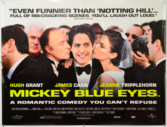 Mickey Blue Eyes - Original Quad Poster - Film Poster - Movie Poster