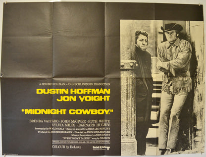 Midnight Cowboy  Original Quad Poster - Film Poster - Movie Poster