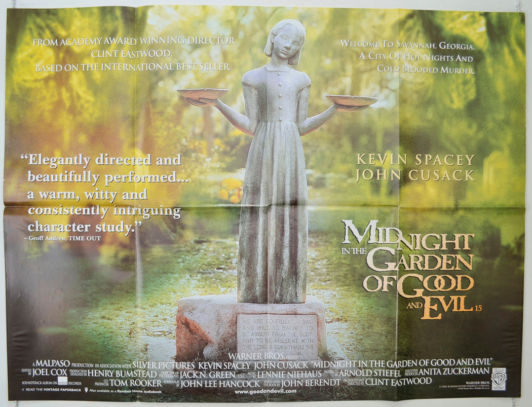 Midnight In The Garden Of Good And Evil   Original Quad Poster - Film Poster - Movie Poster 