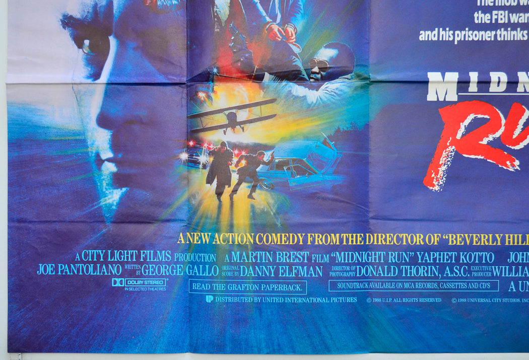 MIDNIGHT RUN (Bottom Left) Cinema Quad Movie Poster 