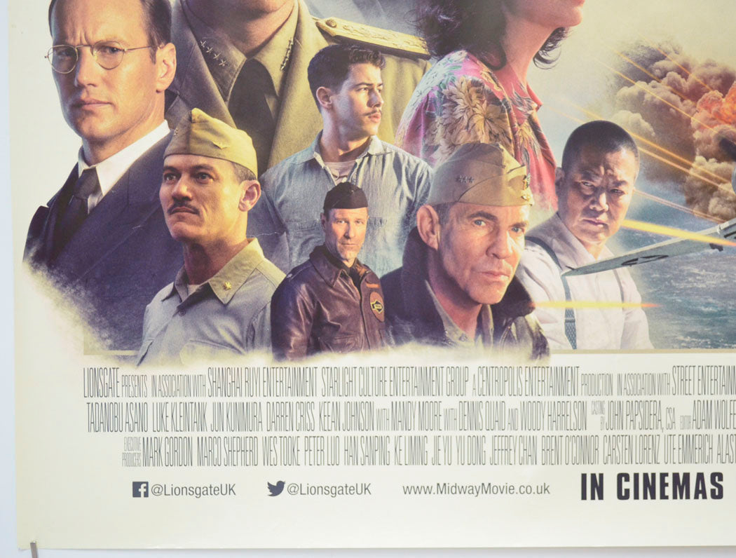 MIDWAY (Bottom Left) Cinema Quad Movie Poster 