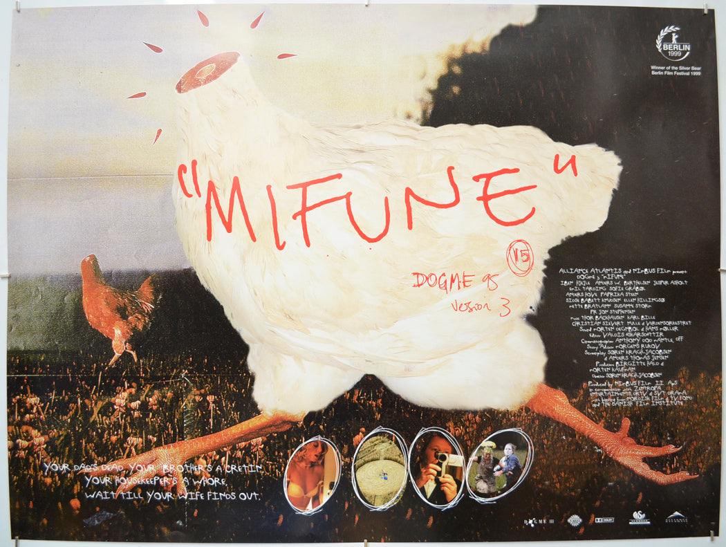 Mifune (a.k.a Mifunes sidste sang)  - Original Quad Poster - Film Poster - Movie Poster