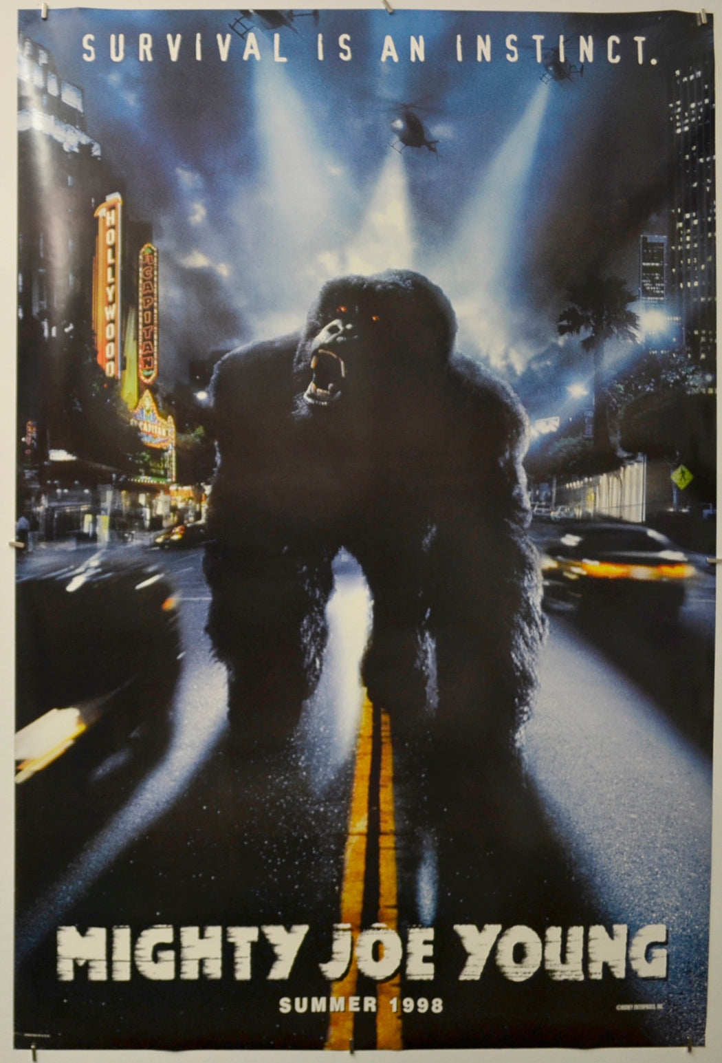 Mighty Joe Young  (Teaser / Advance Version) Original One Sheet Poster - Film Poster - Movie Poster