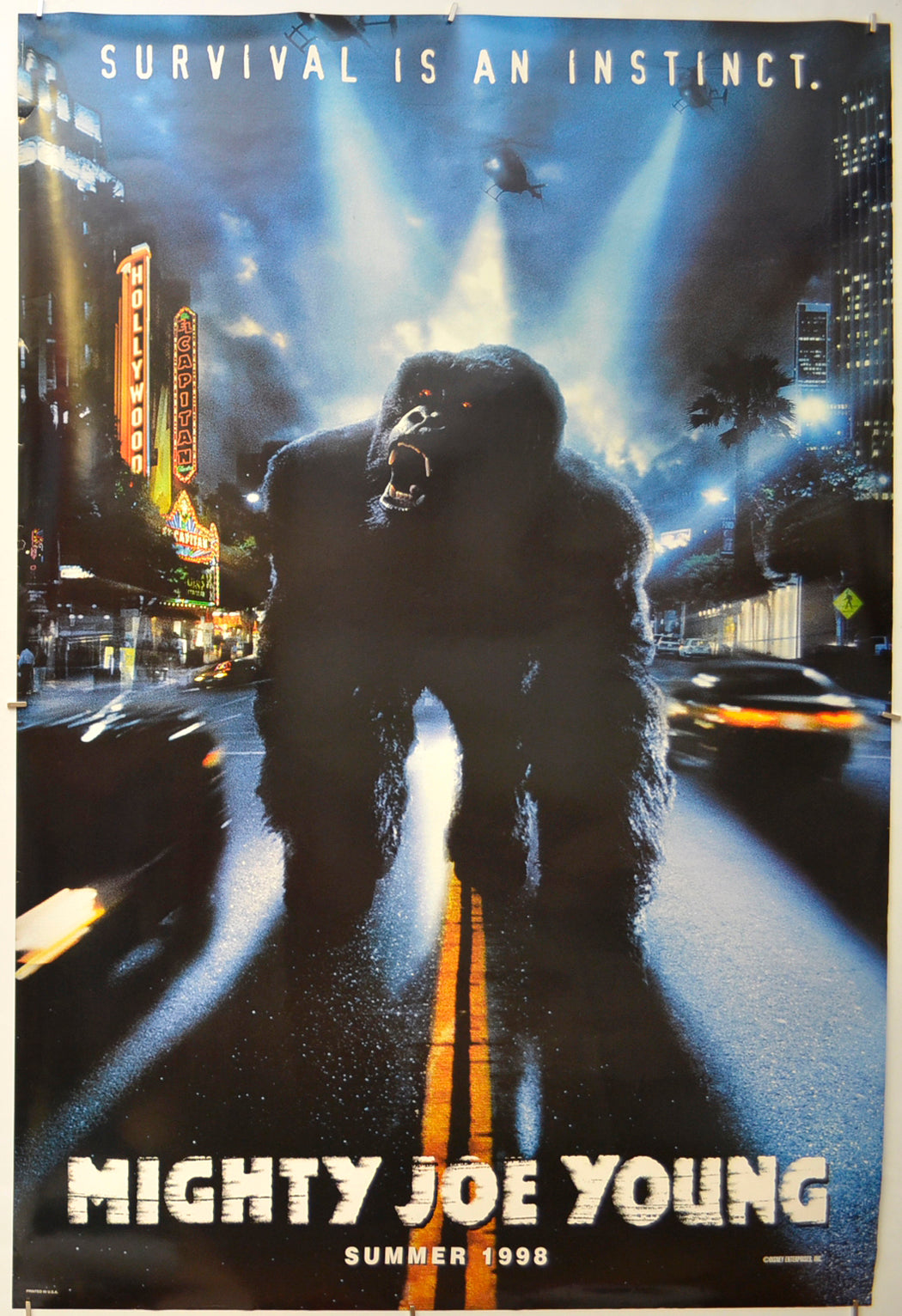 Mighty Joe Young  (Teaser / Advance Version) Original One Sheet Poster - Film Poster - Movie Poster  