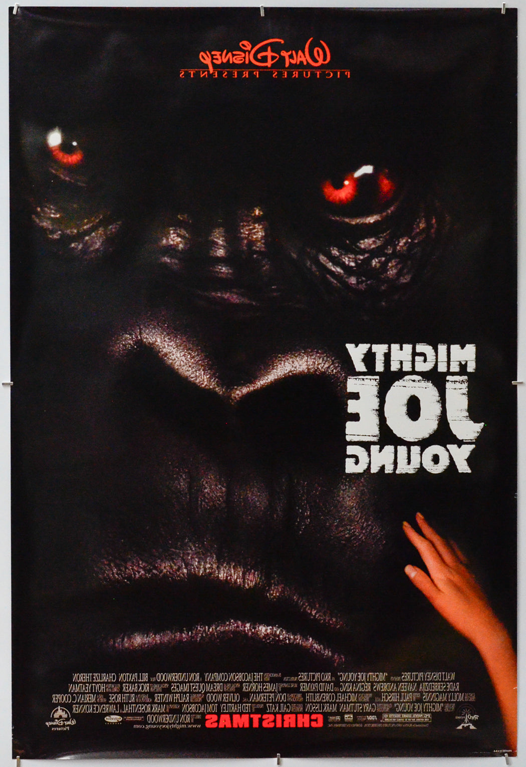 Mighty Joe Young (Back) Cinema One Sheet Movie Poster 