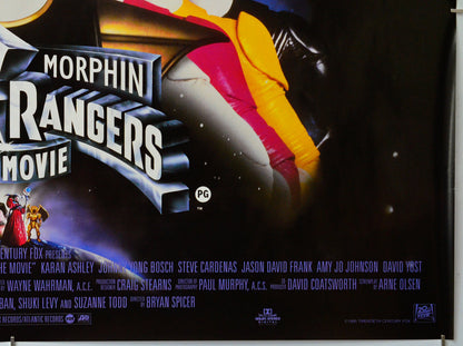 Mighty Morphin Power Rangers (Bottom Right) Cinema Quad Movie Poster 