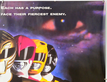 Mighty Morphin Power Rangers (Top Right) Cinema Quad Movie Poster 