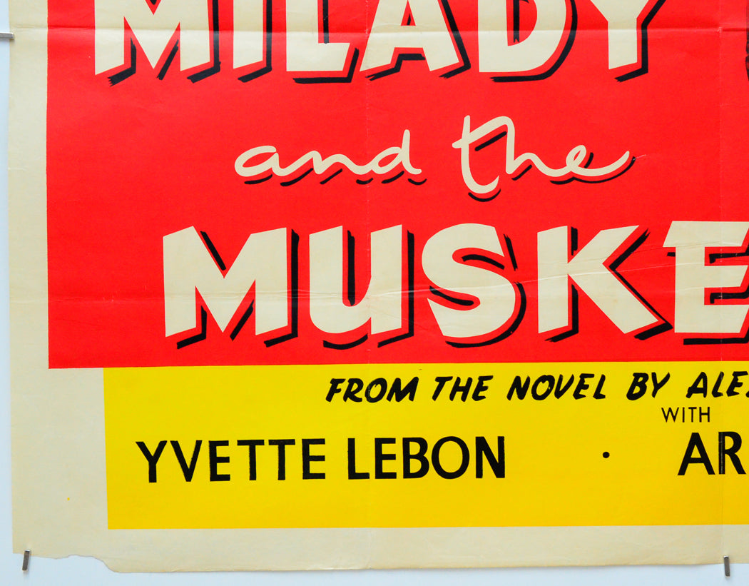 Milady And The Musketeers (Bottom Left) Cinema Quad Movie Poster 