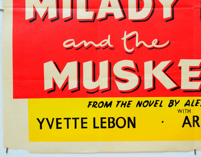 Milady And The Musketeers (Bottom Left) Cinema Quad Movie Poster 