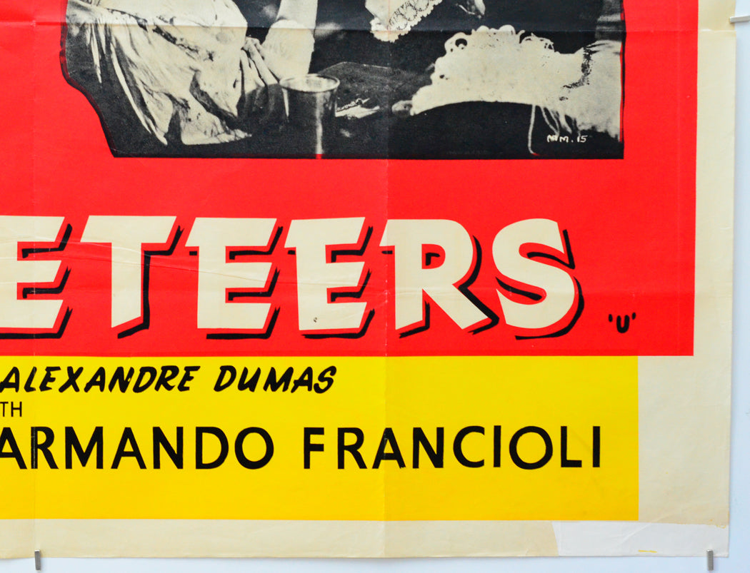 Milady And The Musketeers (Bottom Right) Cinema Quad Movie Poster 