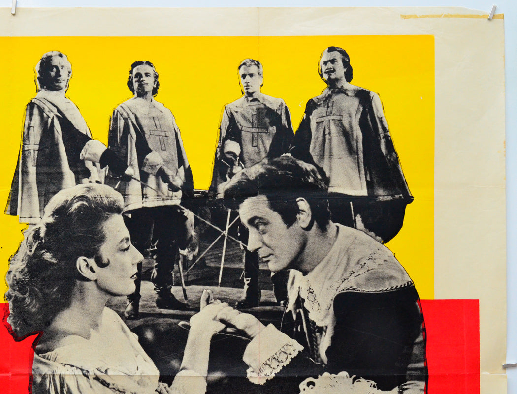 Milady And The Musketeers (Top Right) Cinema Quad Movie Poster 