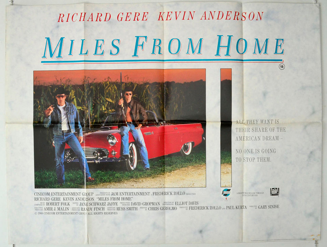 Miles From Home Original British Quad Poster - Movie Poster