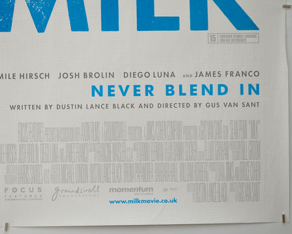 MILK (Bottom Right) Cinema Quad Movie Poster 