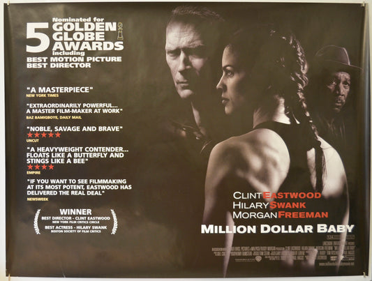 Million Dollar Baby  Original Quad Poster - Film Poster - Movie Poster