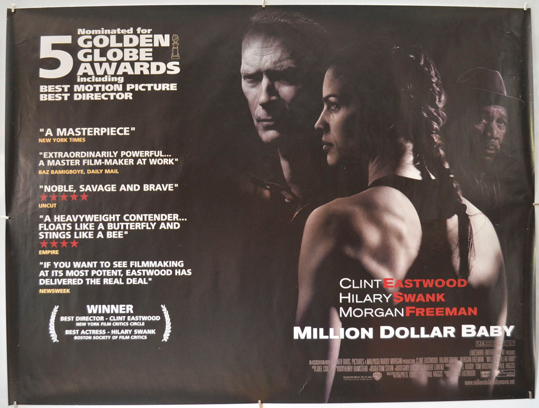 Million Dollar Baby Original Quad Poster - Film Poster - Movie Poster